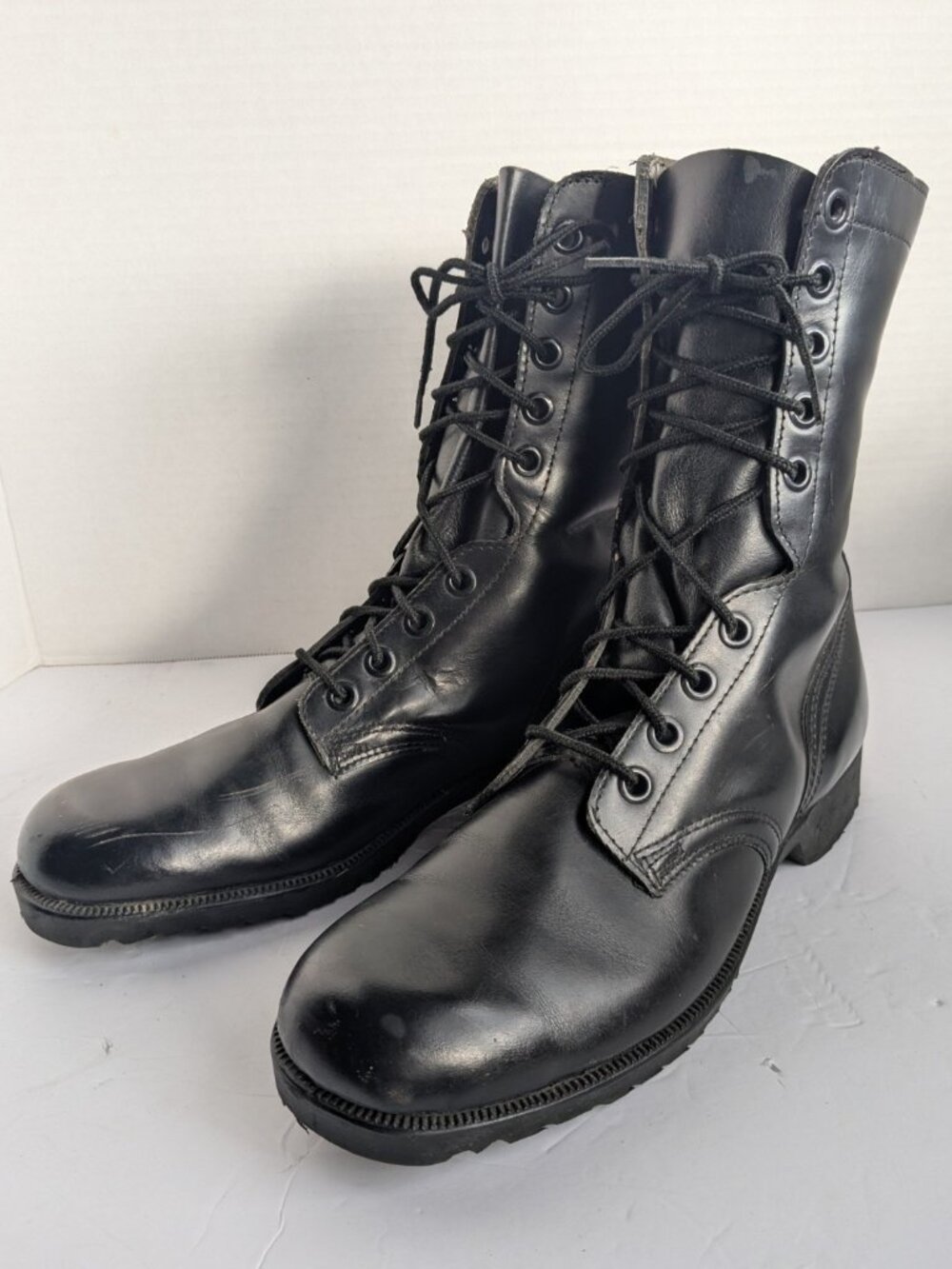 Vintage U.S. Military Combat Boots Size 10.5 N 1976 Leather Jungle 70s Ro Search